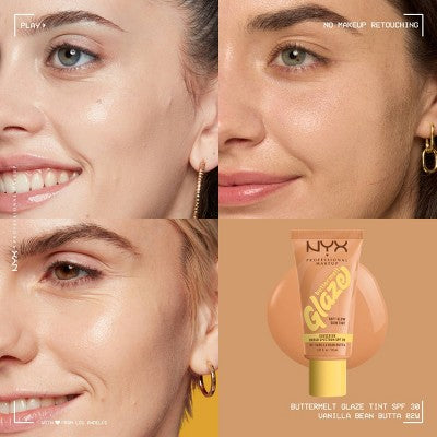 NYX Professional Makeup Buttermelt Glaze Skin Tint con FPS 30 - 1.01 fl oz