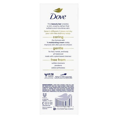 Dove Beauty Restoring Coconut & Cocoa Butter Beauty Bar Soap